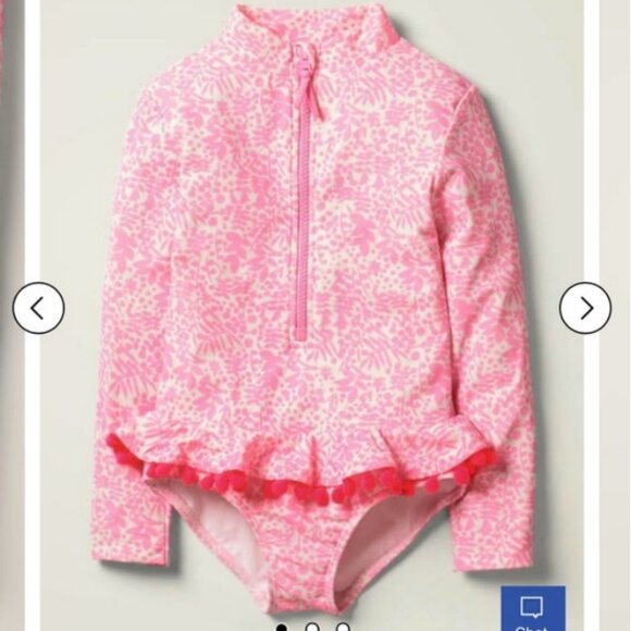 Mini Boden Other - Girls Boden Long Sleeve Swimsuit